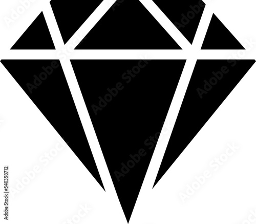 diamond icon. sign design on white background..eps