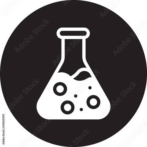 flask glyph icon