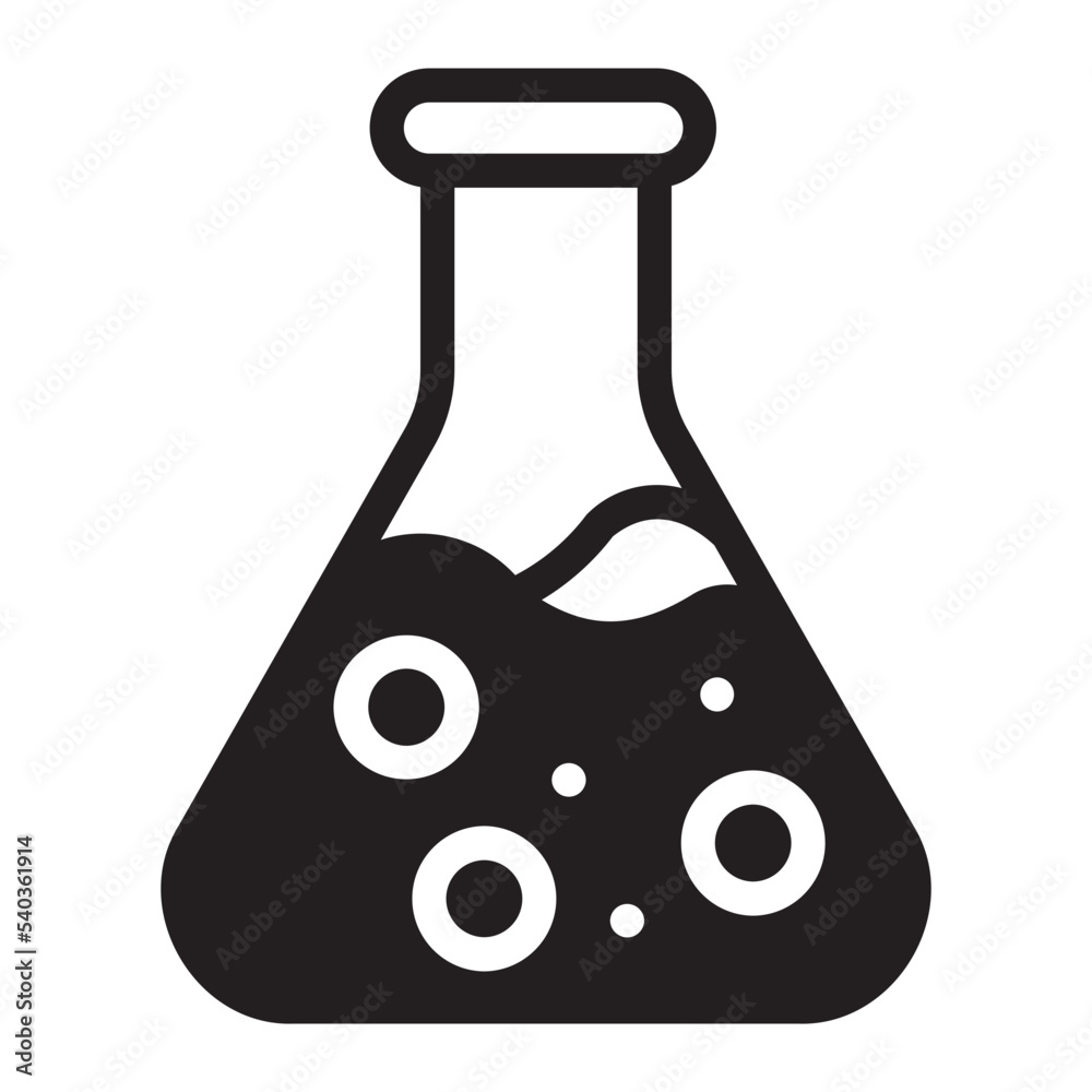 flask glyph icon flask glyph icon