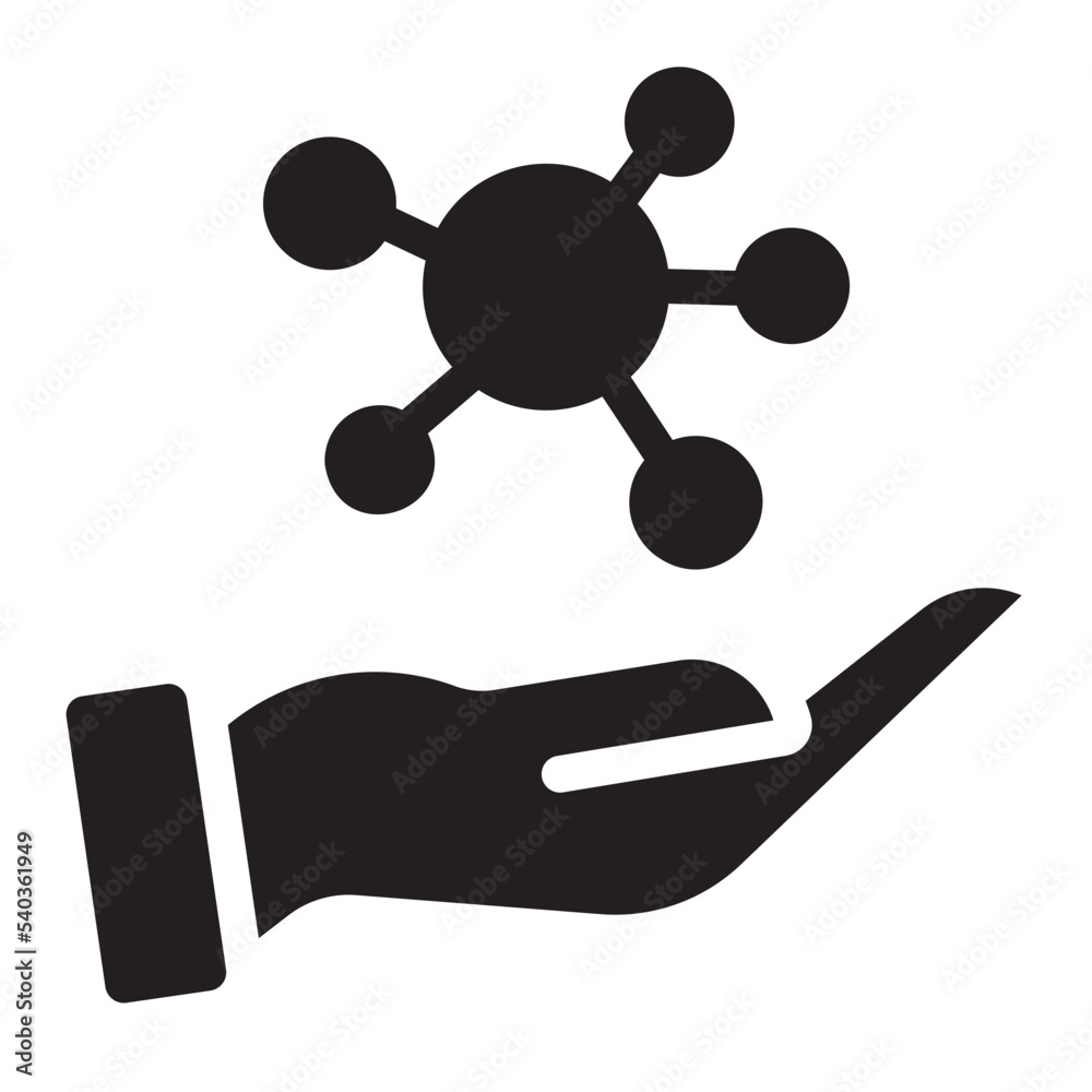 atom glyph icon