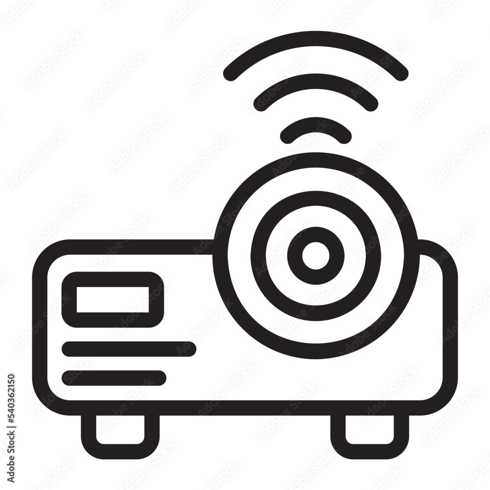 projector line icon projector line icon