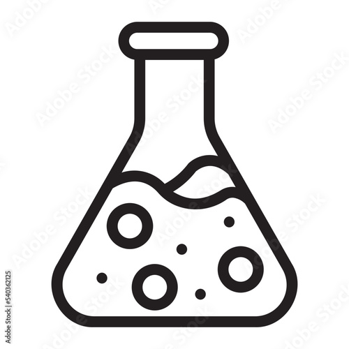 flask line icon