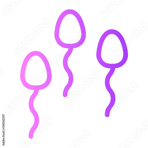 sperm gradient icon