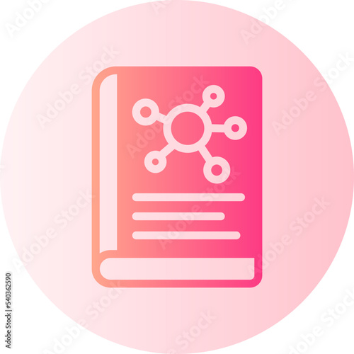 science book gradient icon