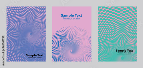 Abstract background geometric vector design, spiral shape and pastel color, minimal styles, wallpaper backdrop business cards website annual cover layout templates 