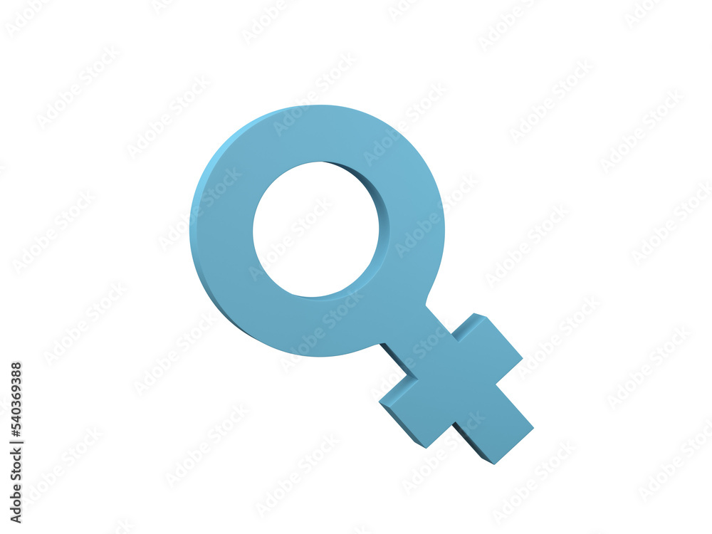 Gender symbol 3D Gender. Gender symbol 3D Gender.