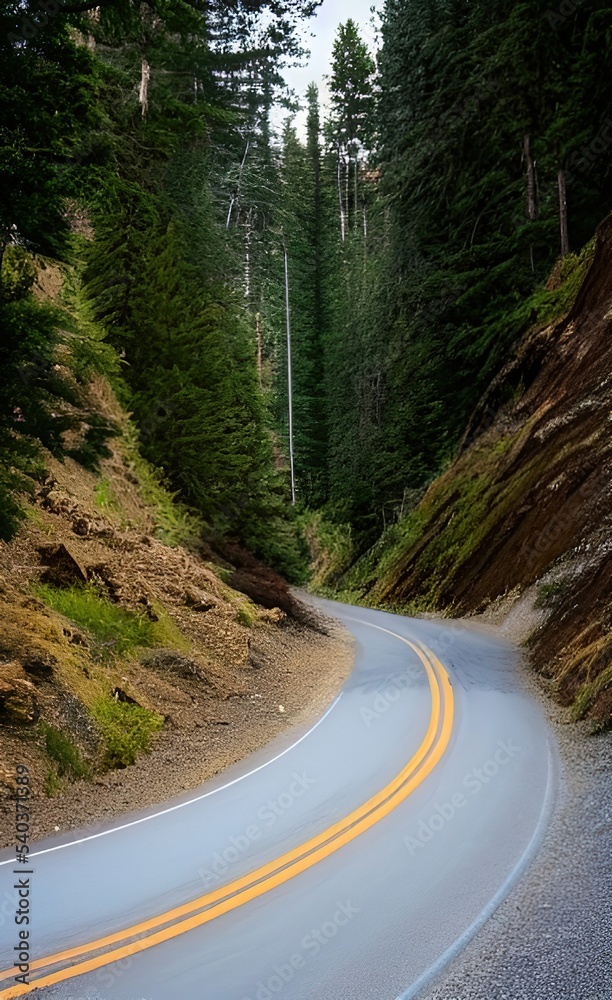 Obraz premium road in mountains