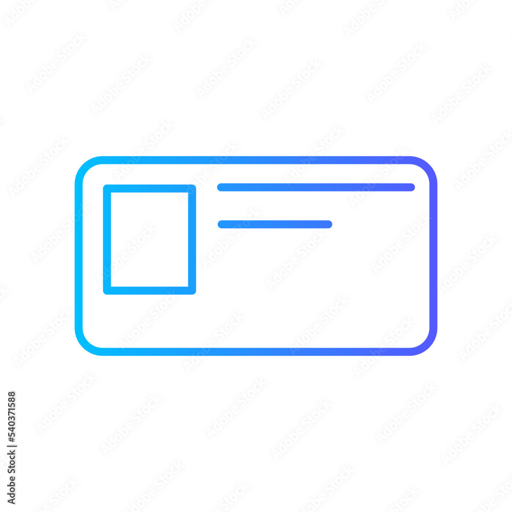 card gradient icon