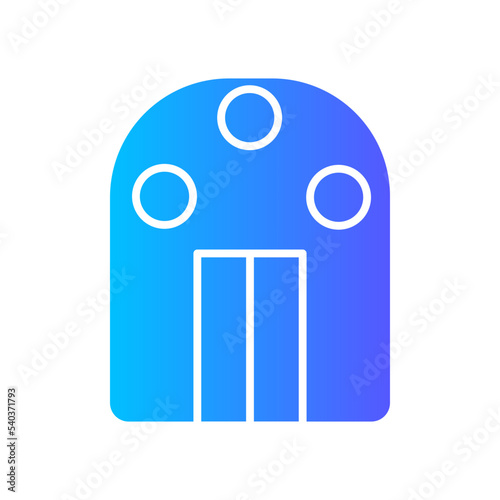 hotel gradient icon