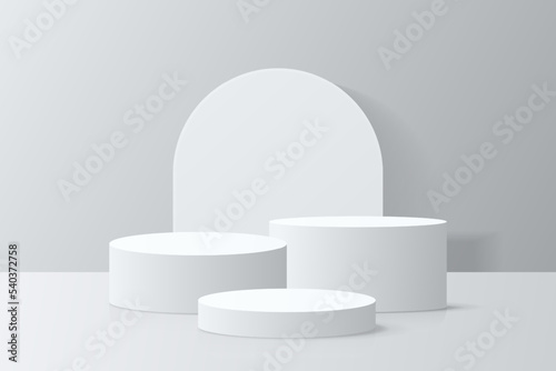 Photographie 3d background products display podium