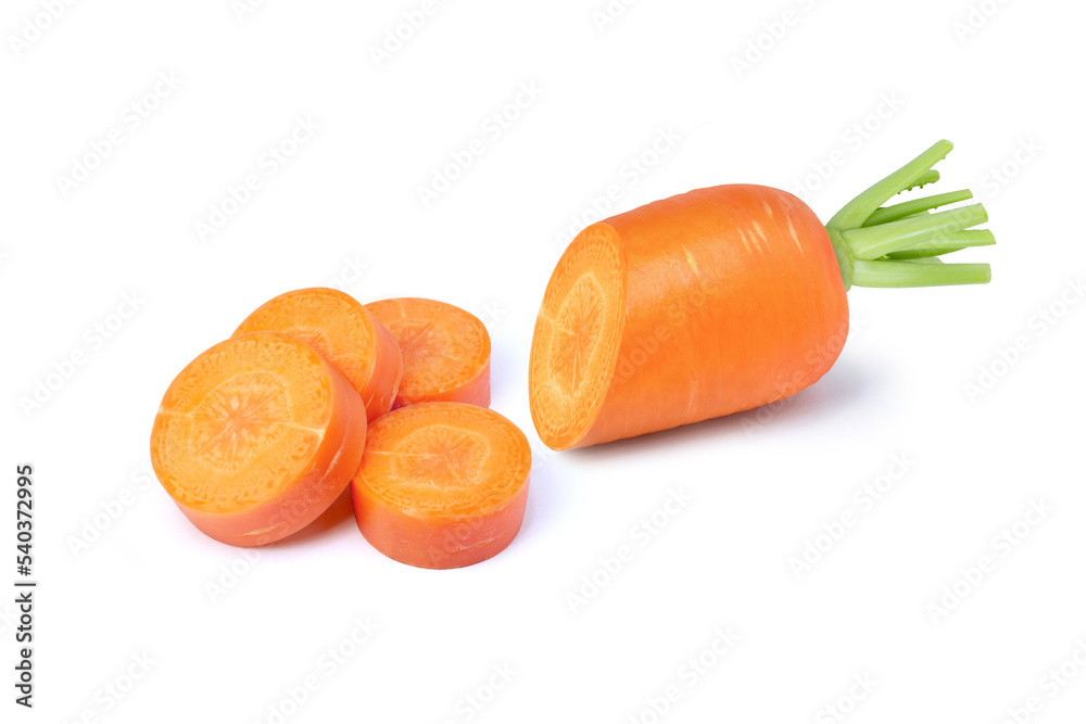 carrot on white carrot on white