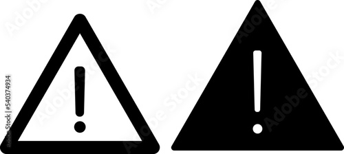 Danger icon, warning icon sign and symbol vector on white background..eps