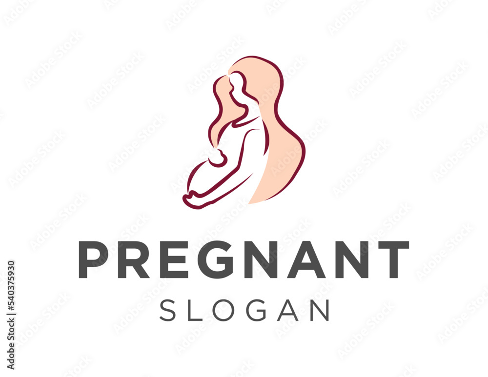 Logo design about Pregnancy on a white background. created using the CorelDraw application. Logo design about Pregnancy on a white background. created using the CorelDraw application.