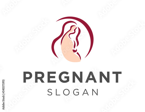 Logo design about Pregnancy on a white background. created using the CorelDraw application.