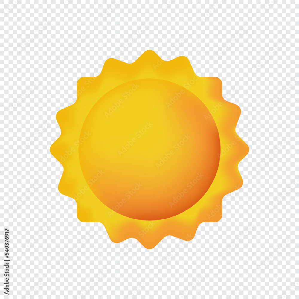 3d vector sun realistic illustration. Summer solar object isolated. Minimal cartoon weather sunshine. Element for weather forecast. Vector illustration 3d vector sun realistic illustration. Summer solar object isolated. Minimal cartoon weather sunshine. Element for weather forecast. Vector illustration