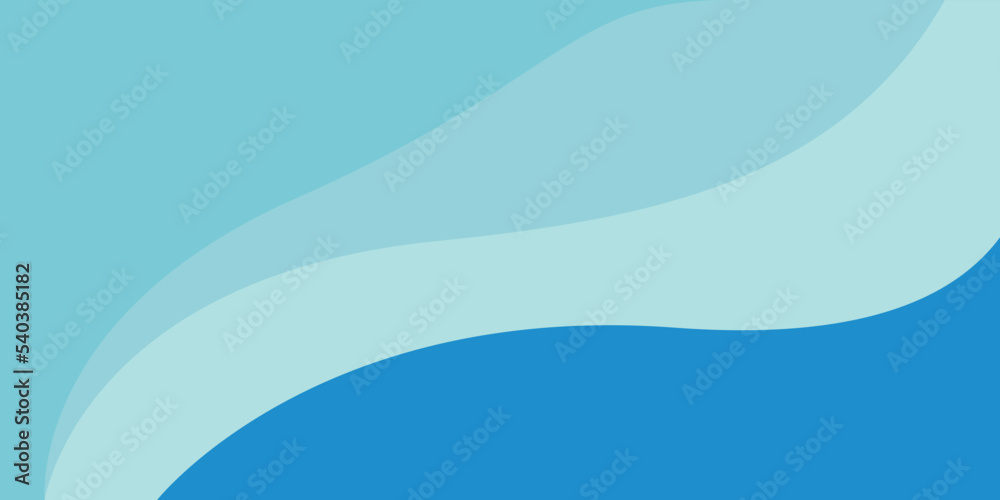 Fototapeta premium Abstract blue curve background vector