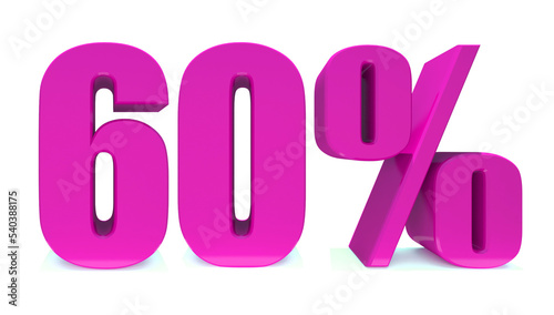 60 Percent off 3d Sign on White Background, Special Offer 60% Discount Tag, Sale Up to 60 Percent Off,big offer, Sale, Special Offer Label, Sticker, Tag, Banner, Advertising