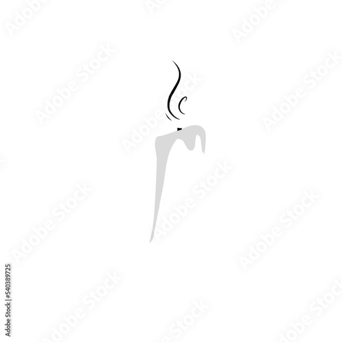 Candle vector,. Candle elements, Easter white Candle,  Lilin, vector elements