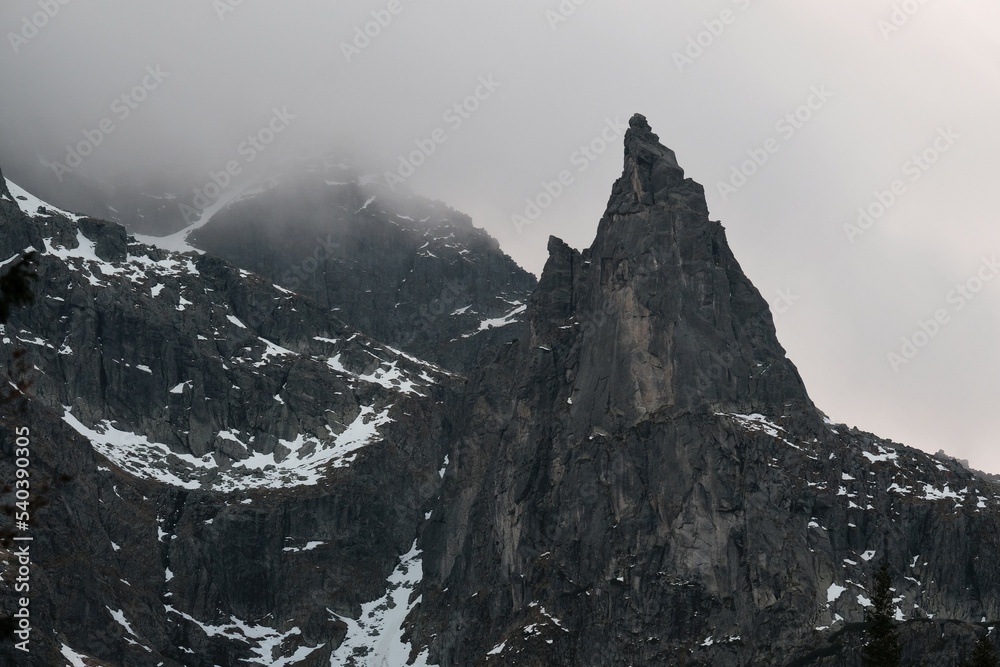 Mnich (Monk) in High Tatras around Sea Eye pond (Morskie Oko), Tatras, Carpathians, Poland