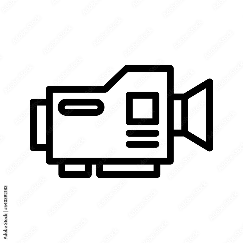 Video icon vector design, Video camera vector. player symbol. Linear style sign for mobile concept and web design. Video symbol logo illustration for film company, content designer Video icon vector design, Video camera vector. player symbol. Linear style sign for mobile concept and web design. Video symbol logo illustration for film company, content designer