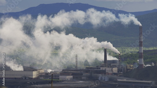 Air Pollution From Industrial Plants.