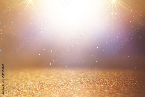 Wallpaper Mural background of abstract glitter lights. gold and silver. de focused Torontodigital.ca