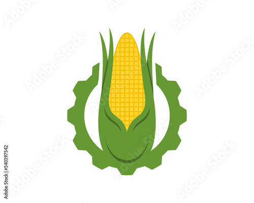 Gear shape with corn inside