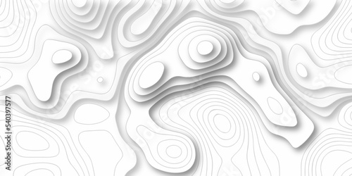 Topographic patter line map background. silver line topography maount map contour background, geographic grid. Abstract vector illustration.	
