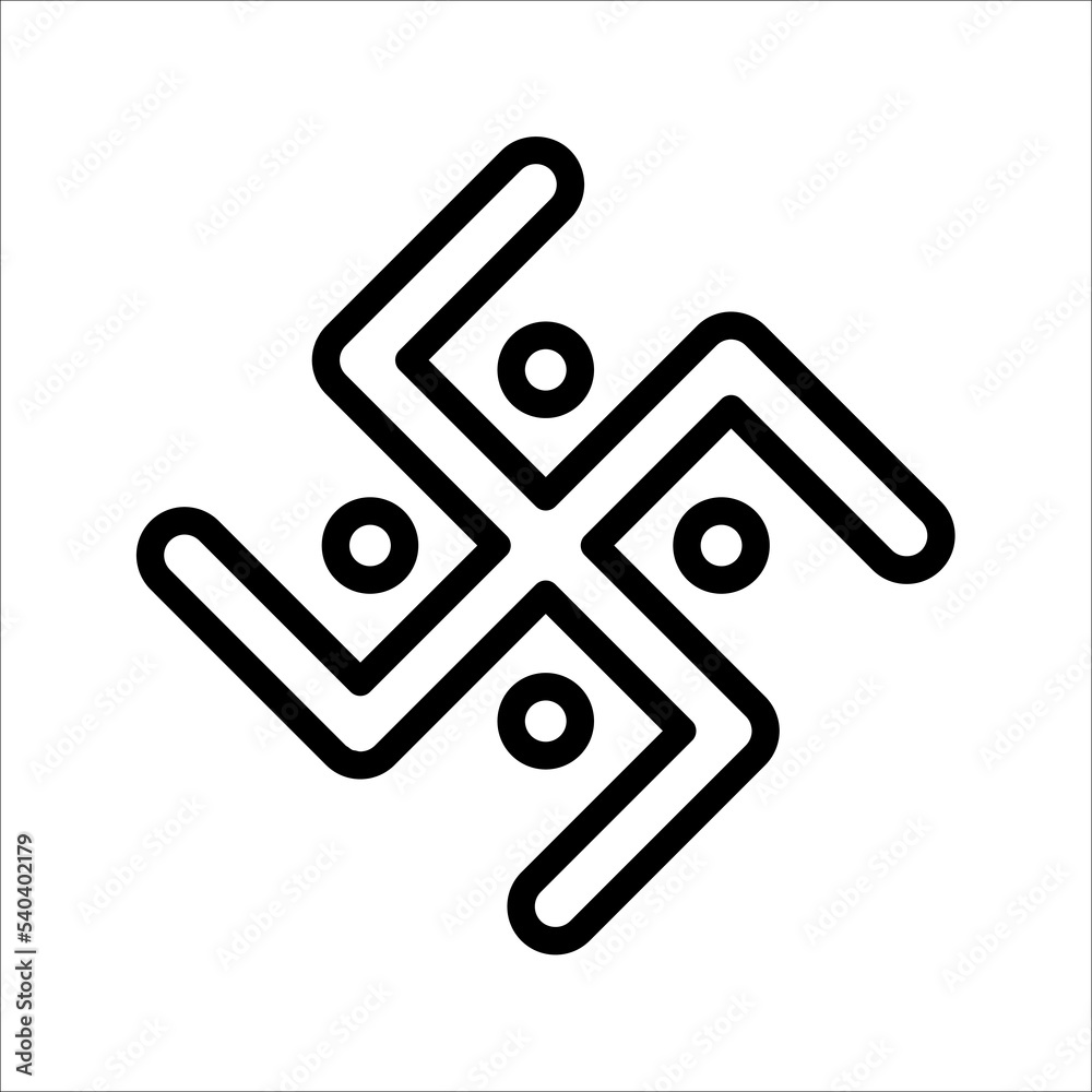swastika icon, or logo vector illustration of a sign symbol isolated - black, white, high quality style vector icon, on a white background. swastika icon, or logo vector illustration of a sign symbol isolated - black, white, high quality style vector icon, on a white background.