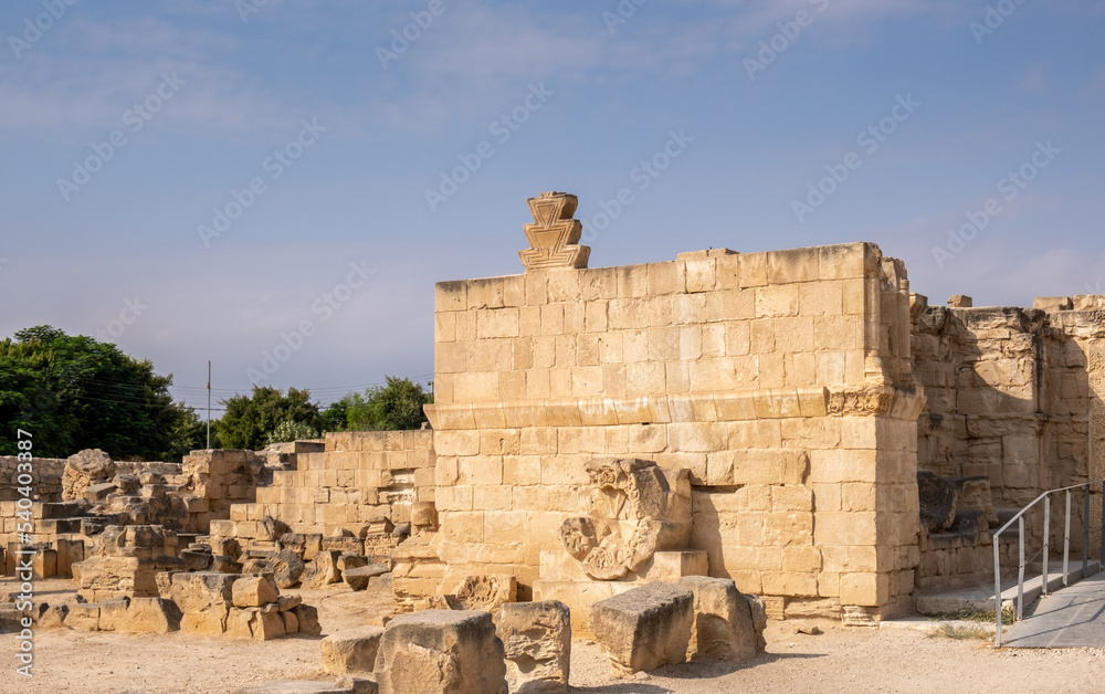 Remains of Hisham’s Palace aka Khirbet al Mafjar, archeological sites in Jericho