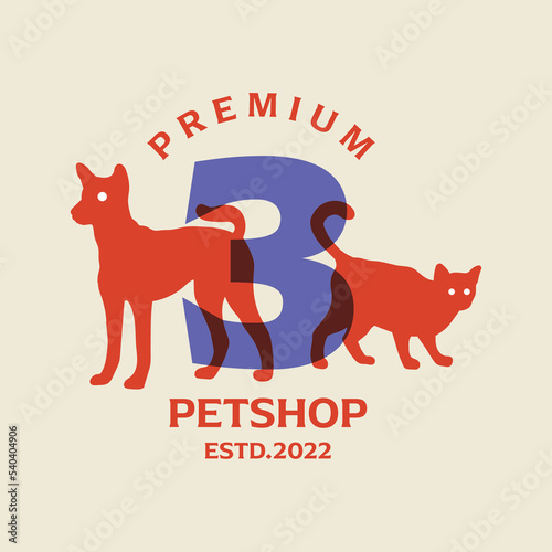 Number 3 Petshop Logo