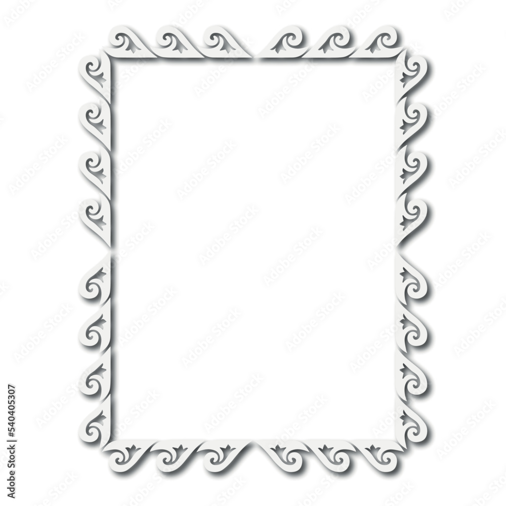 Frame, in the style of an ornament, Vector illustration eps 10, Art. Frame, in the style of an ornament, Vector illustration eps 10, Art.