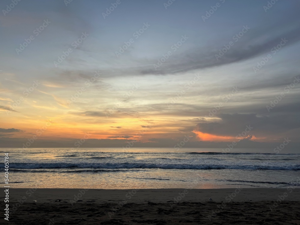 sunset at the beach