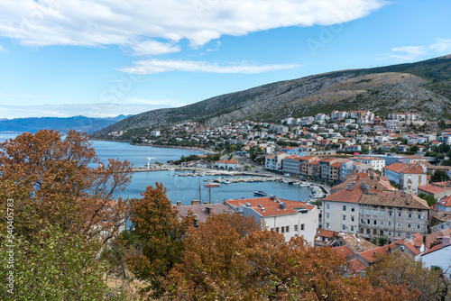 Travel destination Senj at the mediterranean coast in Croatia