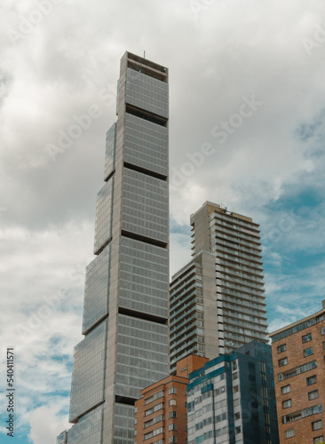 BD Bacata Tower, the highest of the country. Bogota, Colombia.