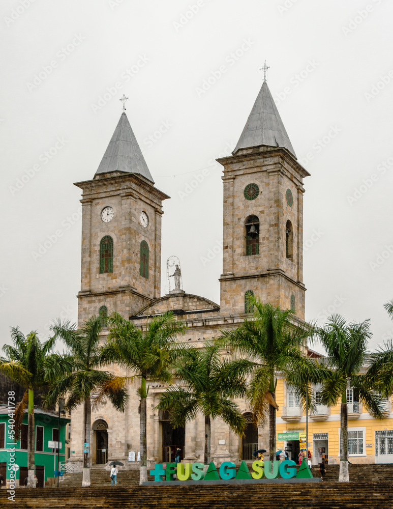 Main church of Fusagasuga, Cundinamarca, Colombia.