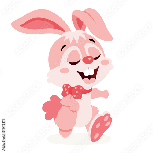 Cartoon Illustration Of Cute Rabbit