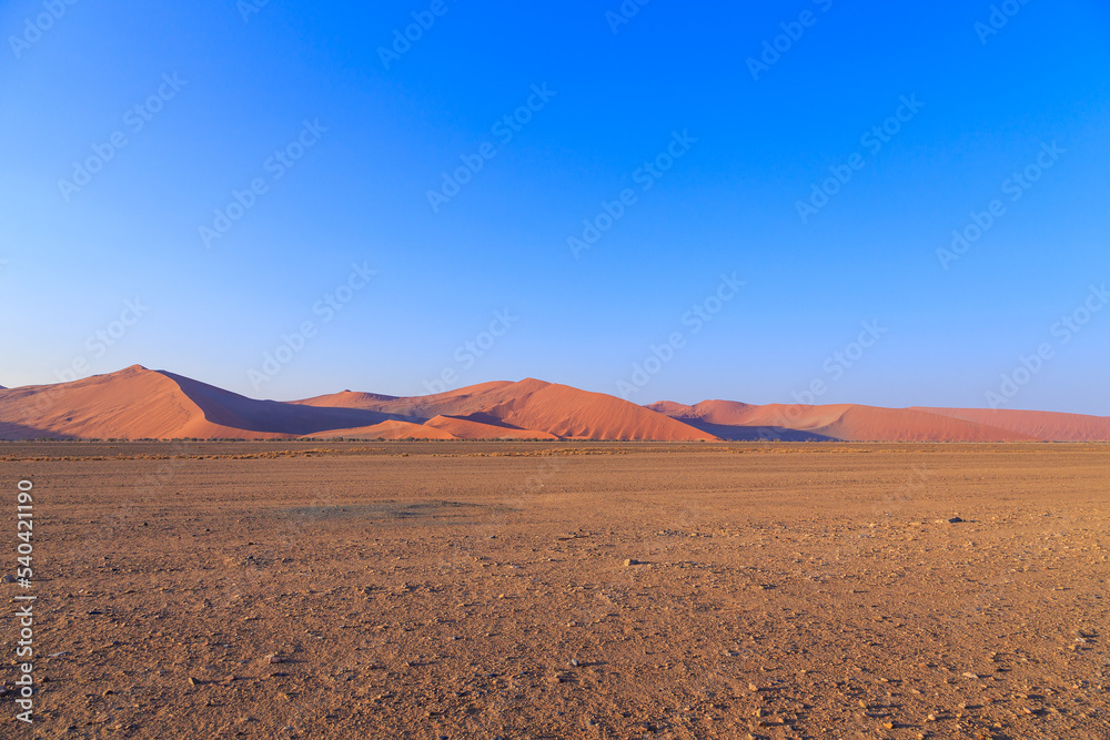 Dunes in the Namib-Naukluft National Park of Namibia.