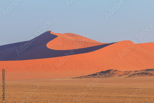 Dunes in the Namib-Naukluft National Park of Namibia.