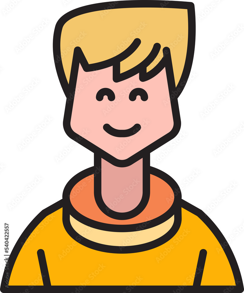 boy character avatar illustration