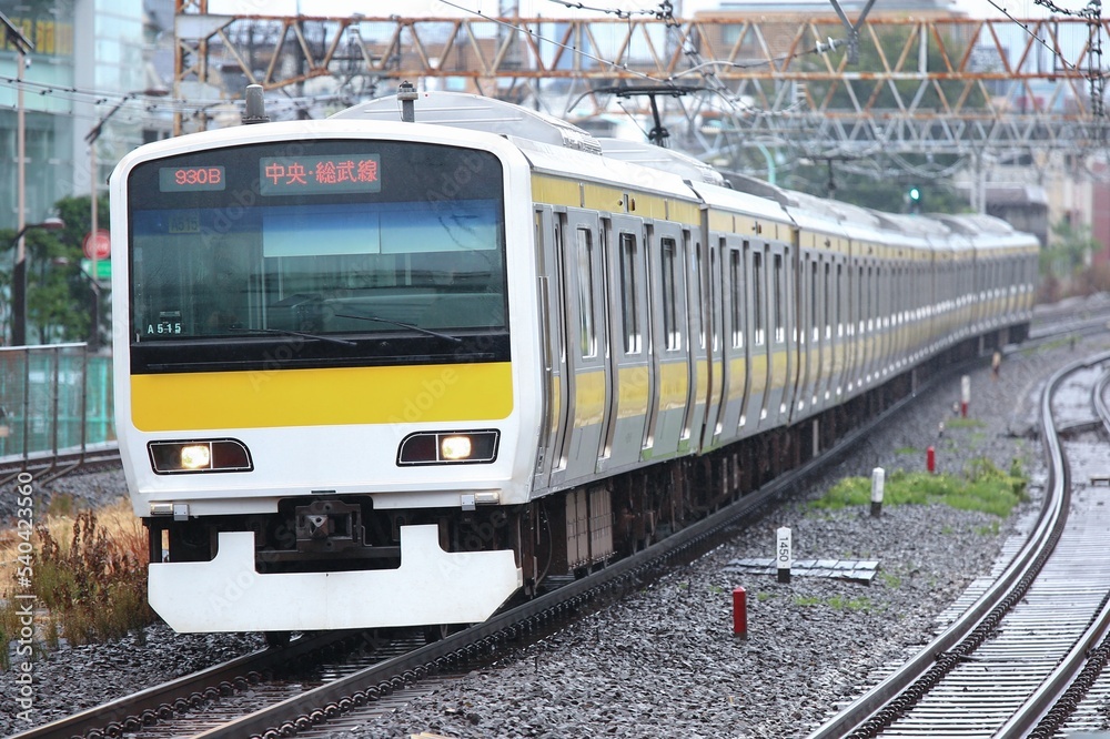 Fototapeta premium 通勤電車 E231系総武線