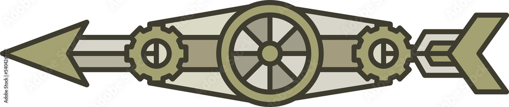 arrow weapon steampunk style arrow weapon steampunk style