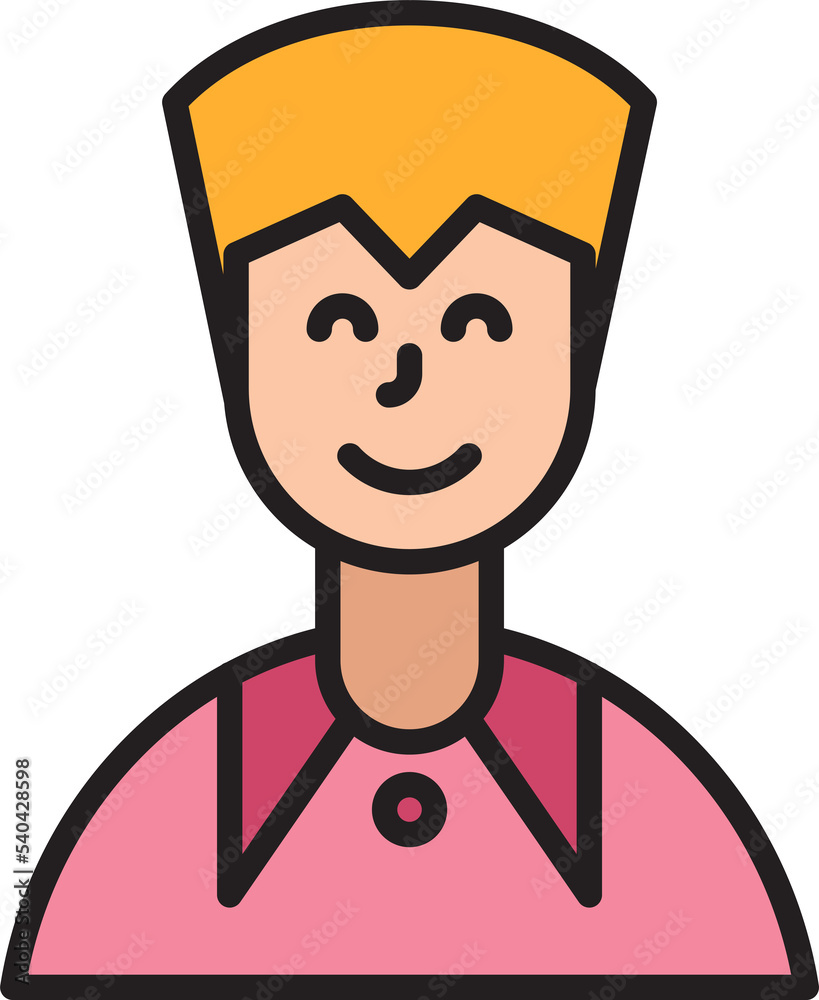 boy character avatar illustration boy character avatar illustration