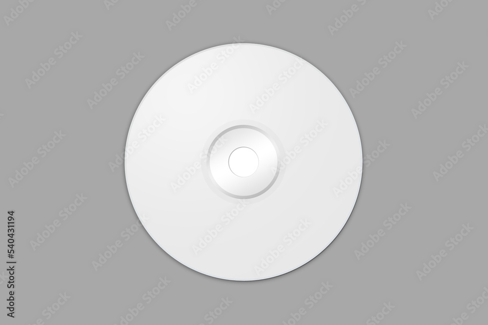 Empty blank disc isolated on a background. 3d rendering. Empty blank disc isolated on a background. 3d rendering.