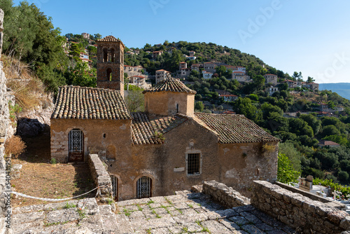 Zoodochos Pigi Byzantine church in Karytaina, Arcadia, Greece photo