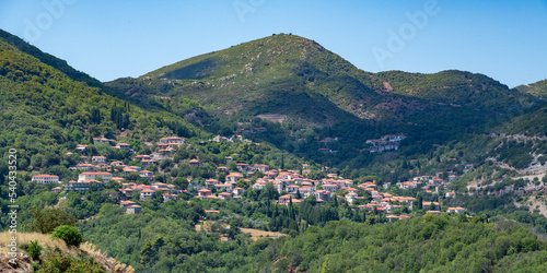Andritsaina village view in Arcadia, Greece