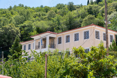 Andritsaina public library building in Arcadia, Greece