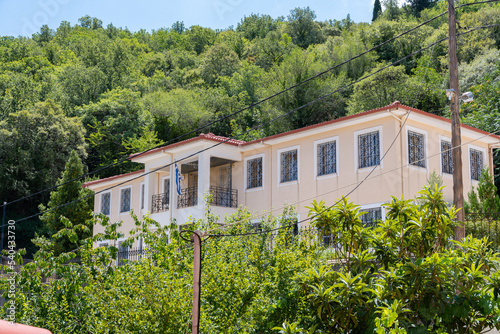 Andritsaina public library building in Arcadia, Greece photo