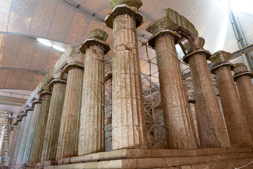 Temple of Apollo Epicurius at Bassae near Andritsaina, Greece