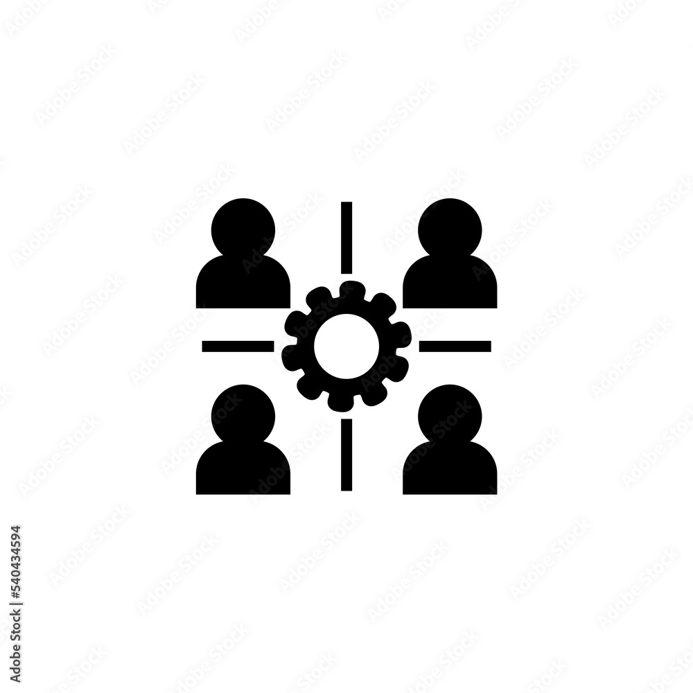 Person icon. Teamwork icon Person icon. Teamwork icon